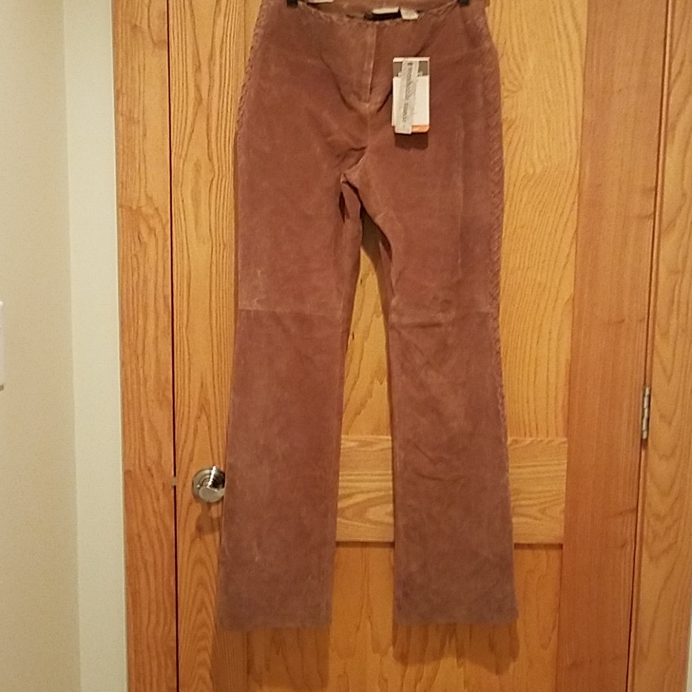 NWT SUEDE DISTRESSED  PANTS